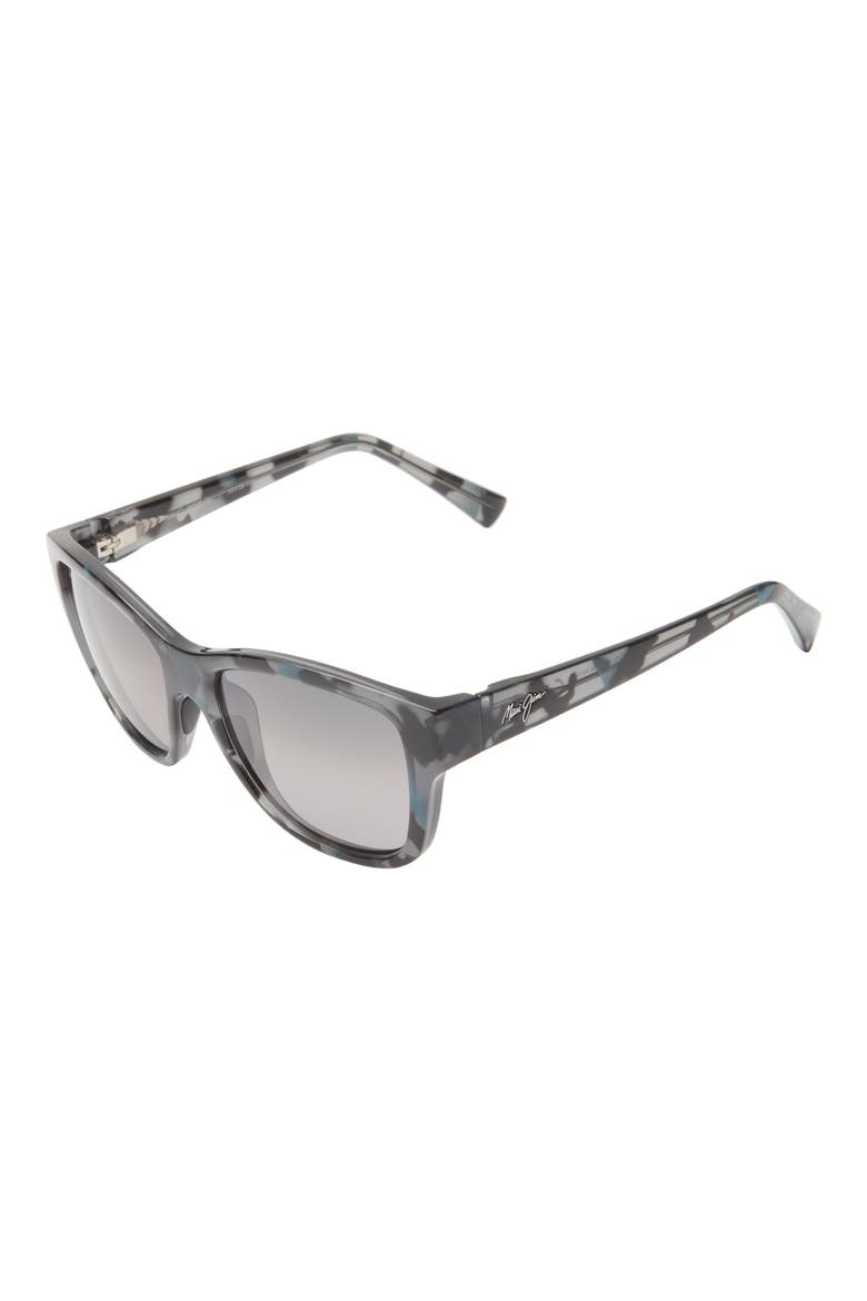 53mm Core Rectangle Polarized Sunglasses, Alternate, color, BLUE BLUE GREY