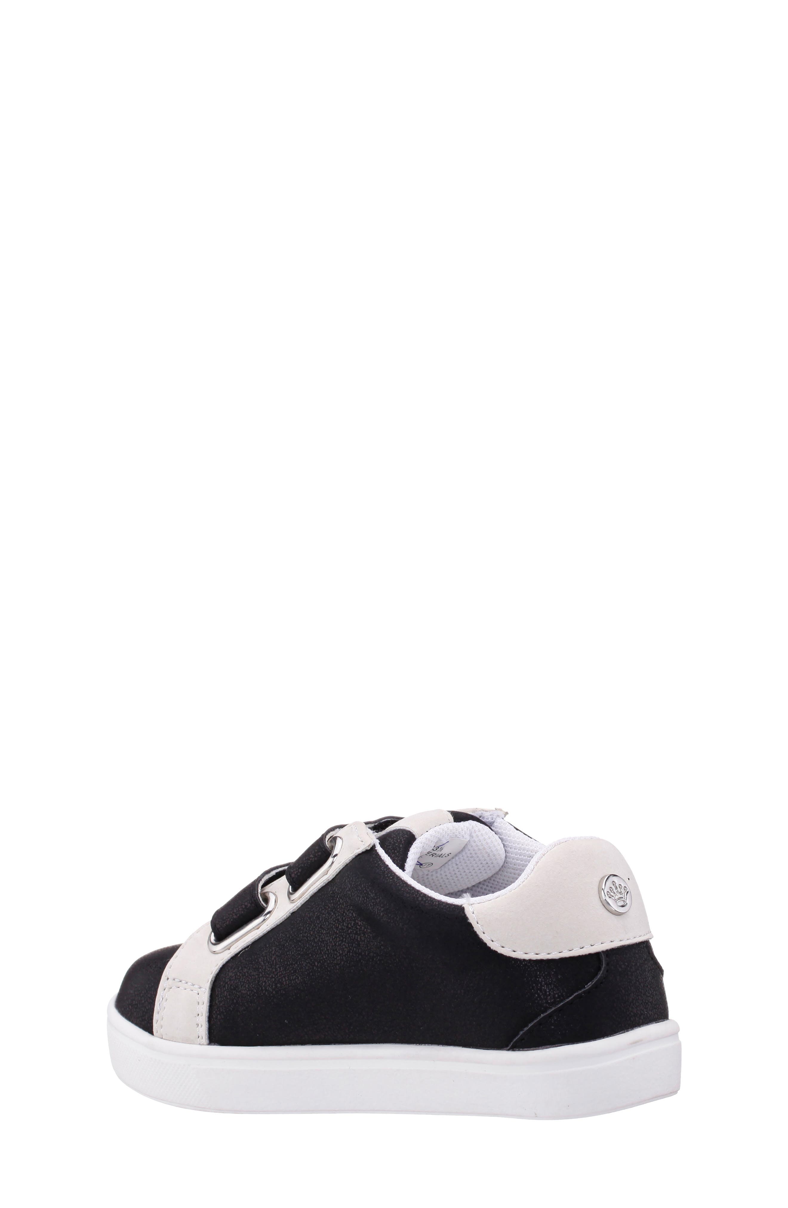 Nina Kids' Zicky Low Top Sneaker, Alternate, color, Black Shimmer