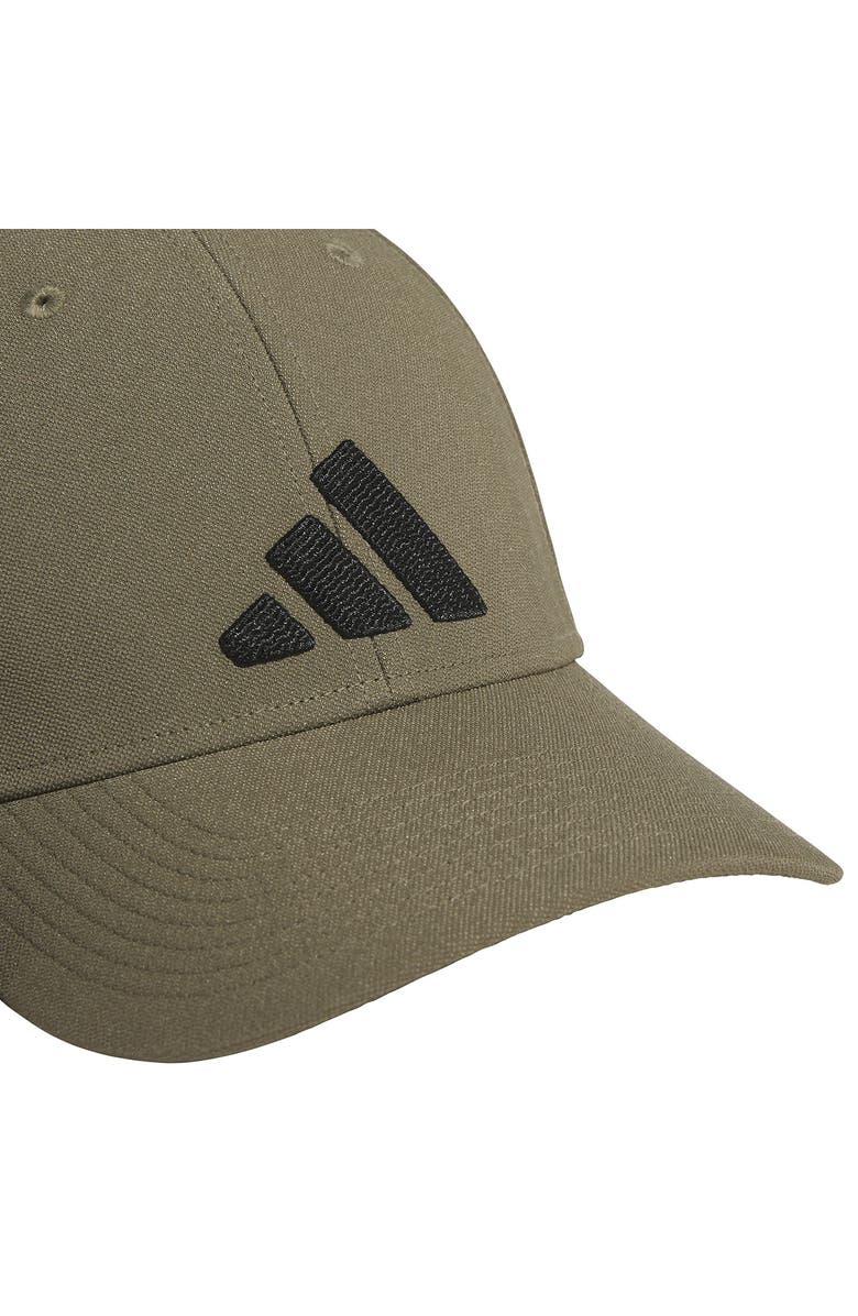 adidas Off Season Stretch Fit Baseball Cap, Alternate, color, Olive Strata Green/Black