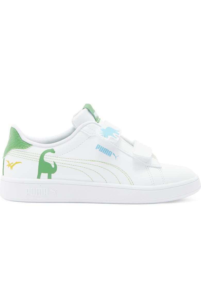 PUMA Kids' Smash 3.0 Sneakers, Alternate, color, Puma White/ Green Fruit/ Blue