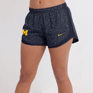 Nike Women's Nike Navy Michigan Wolverines Tempo Pattern Dri-FIT Shorts