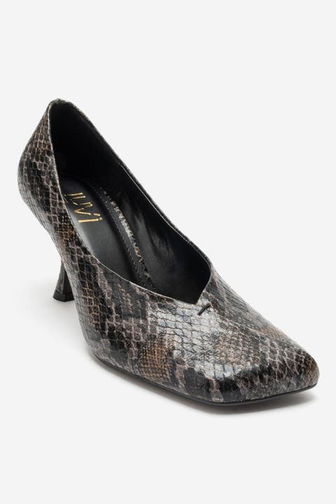 Hertz Stiletto Square Toe Pump