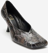 Prologue Shoes Hertz Stiletto Square Toe Pump