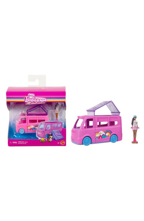 Mini BarbieLand 1.5-Inch Doll & Dreamcamper with Color-Change Pool in None 