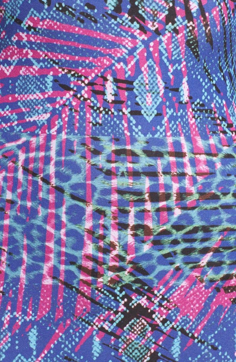 WAYF Body-Con Midi Dress, Alternate, color, Abstract Animal