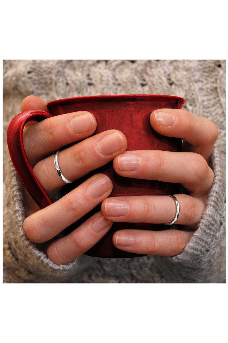 Sterling Silver Thin Stackable Band, Alternate, color, SILVER