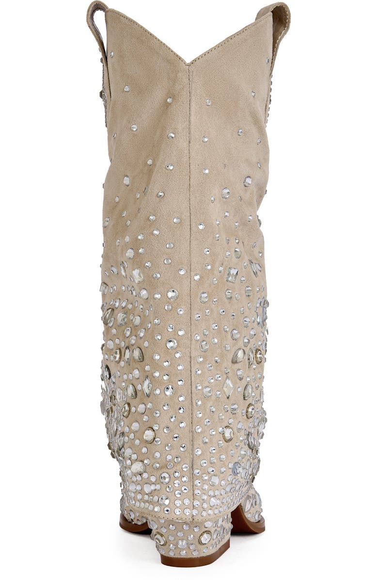 AZALEA WANG Christos Block Bootie, Alternate, color, Beige