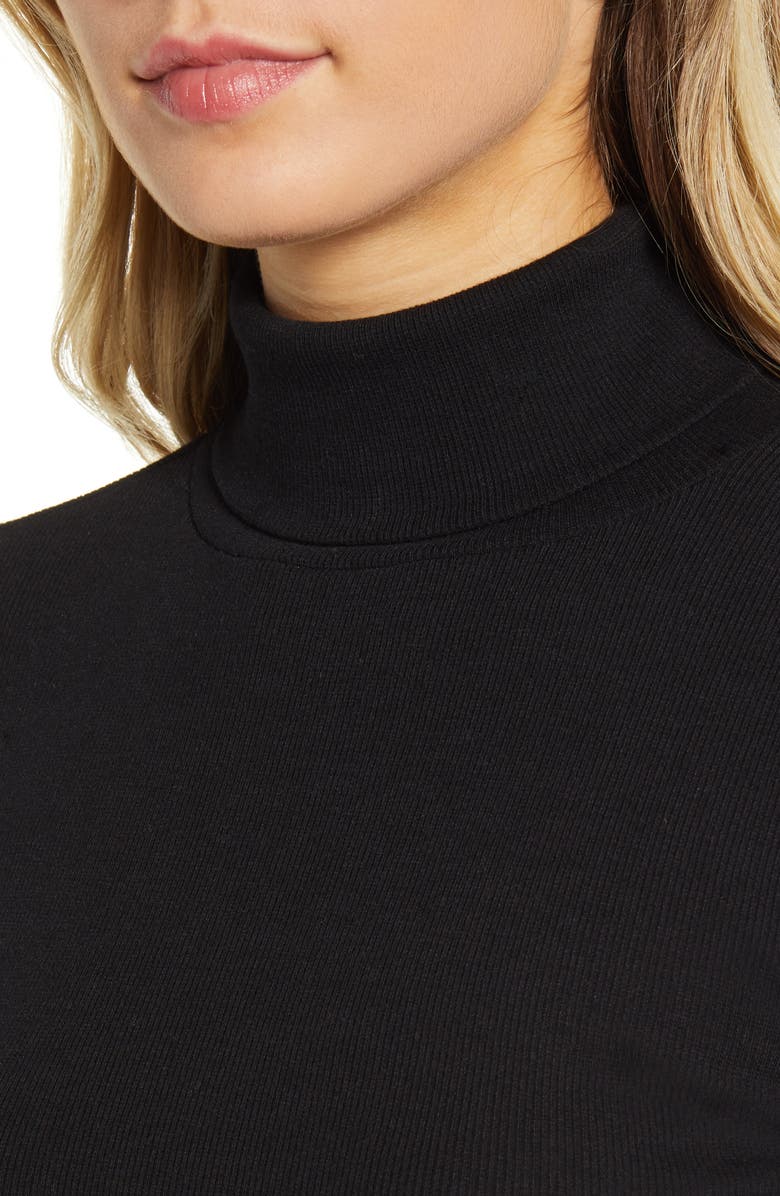 BP. Turtleneck Ribbed Top, Alternate, color,