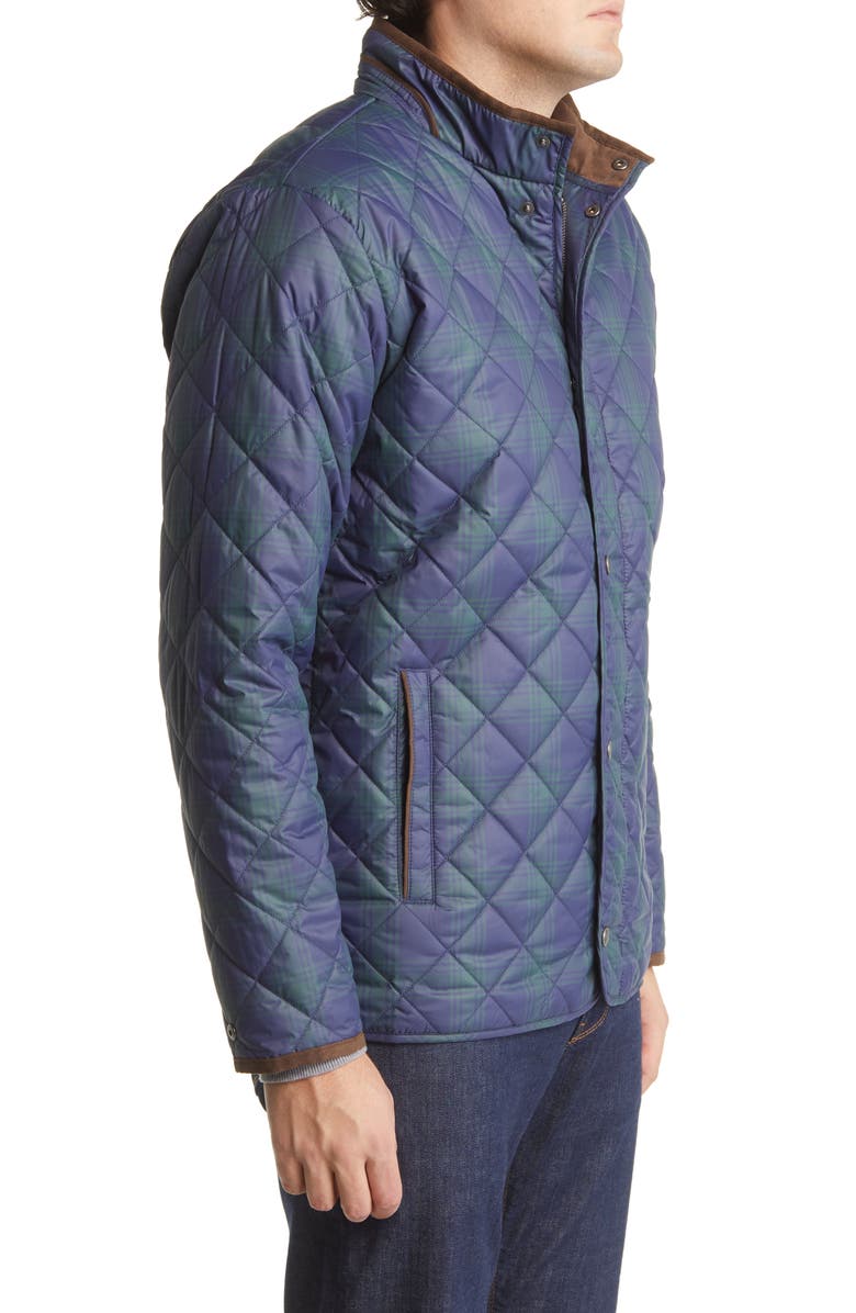 Peter Millar Suffolk Quilted Travel Coat, Alternate, color,