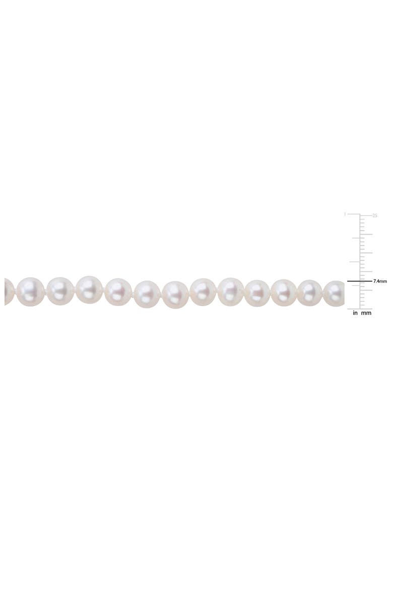 Cultured Pearl Strand Necklace, Alternate, color, WHITE