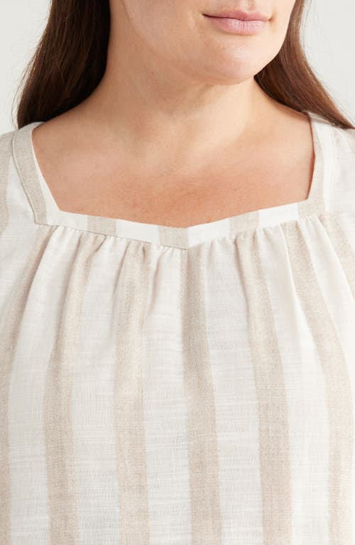 HARSHMAN HARSHMAN MINKA STRIPE LINEN TOP