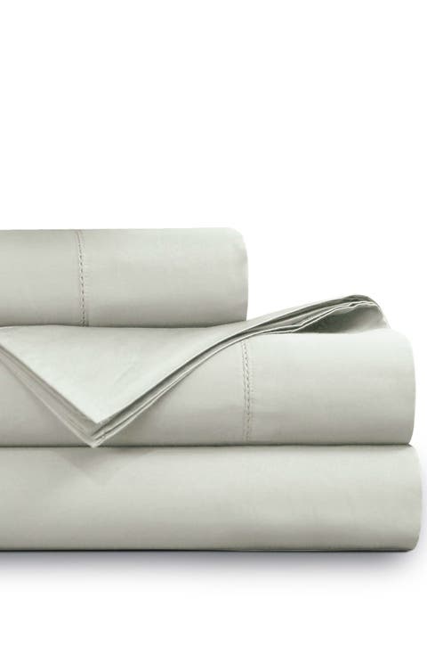 Set of 2 Cotton Sateen Pillowcases