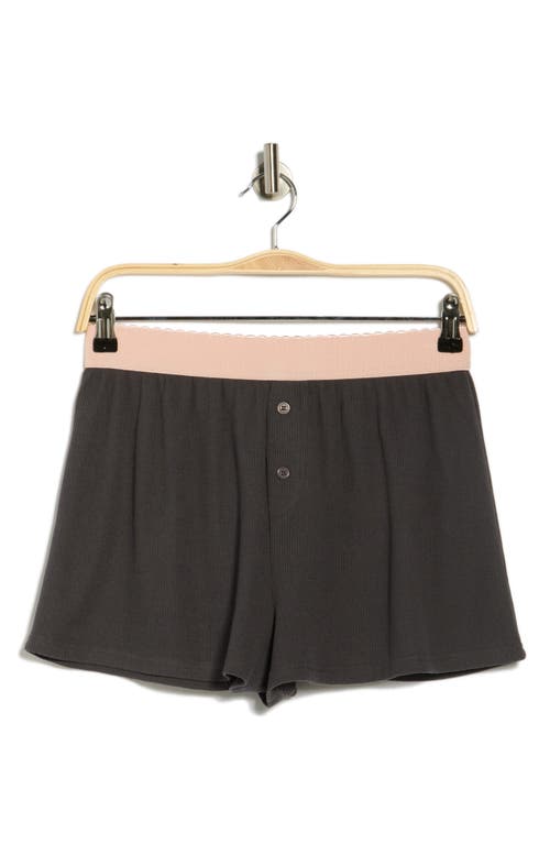 Honeydew Road Trip Pajama Shorts In Gray