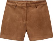 MANGO TEEN Faux Suede Shorts