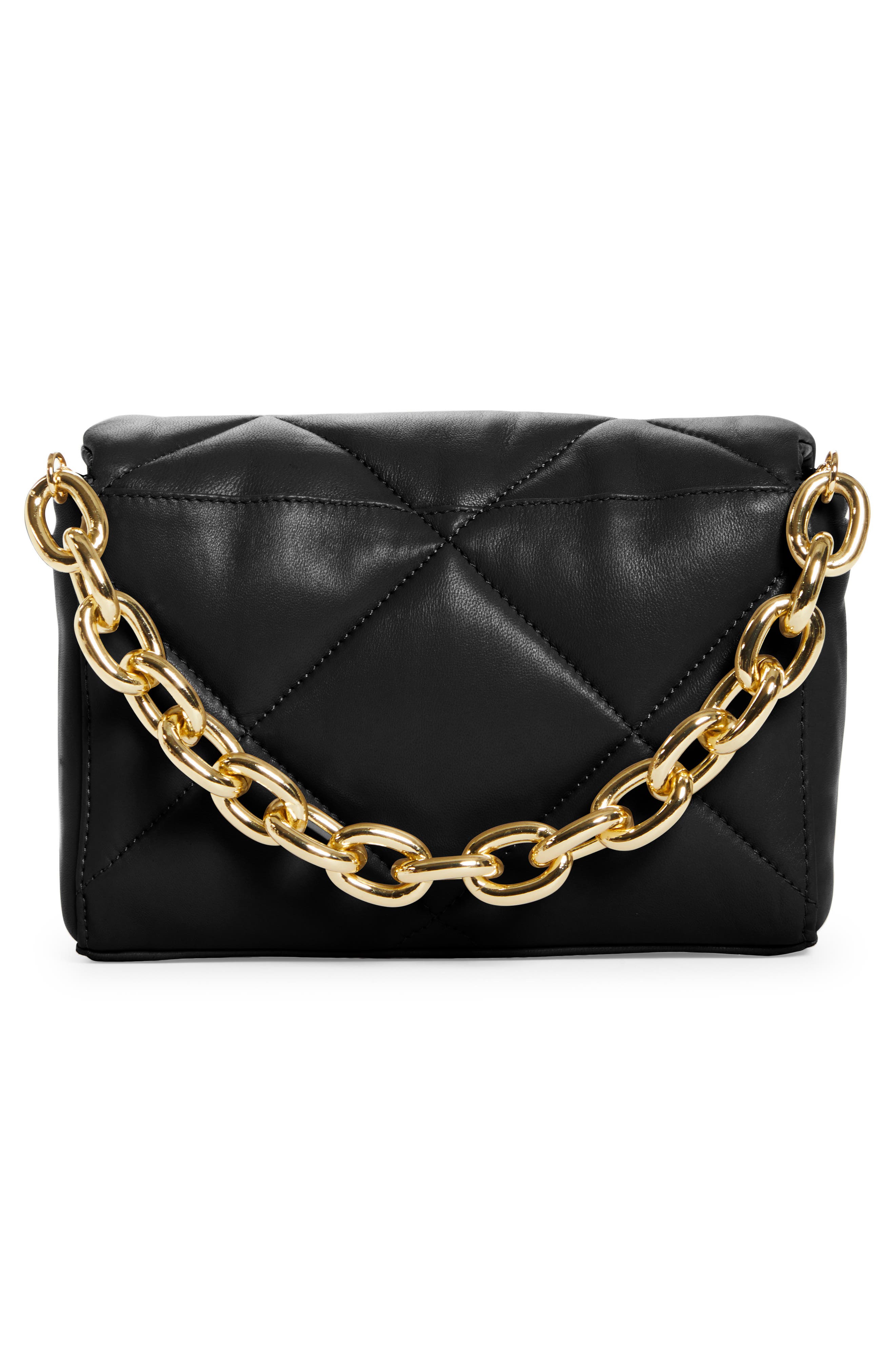 Stand Studio Mini Brynn Quilted Lambskin Leather Shoulder Bag, Alternate, color, 