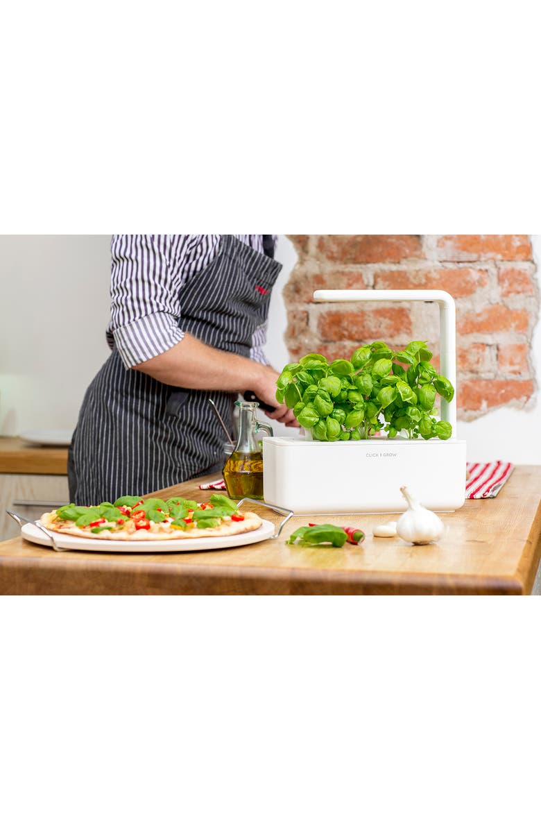 Click & Grow Smart Garden 3 Self Watering Indoor Garden, Alternate, color, White