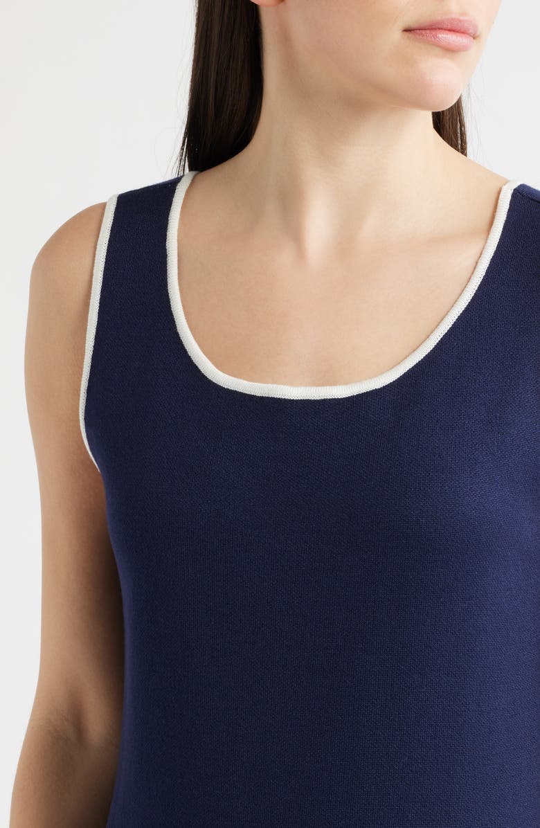 Sam Edelman Floral Knit Maxi Dress, Alternate, color, Navy