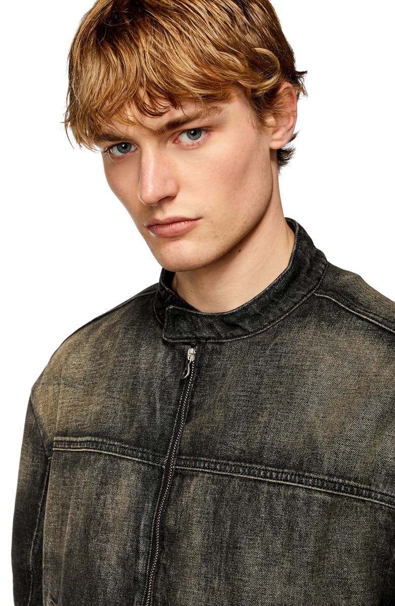 DIESEL<sup>®</sup> Marge Denim Jacket, Alternate, color, Black