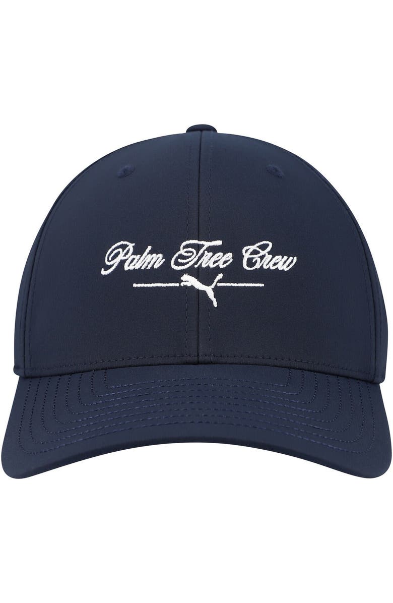 PUMA Men's Puma x PTC Navy WM Phoenix Open Script Adjustable Hat, Alternate, color, Navy