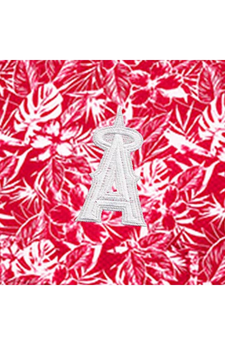 ANTIGUA Men's Antigua Red Los Angeles Angels Resort Button-Up Shirt, Alternate, color, Red