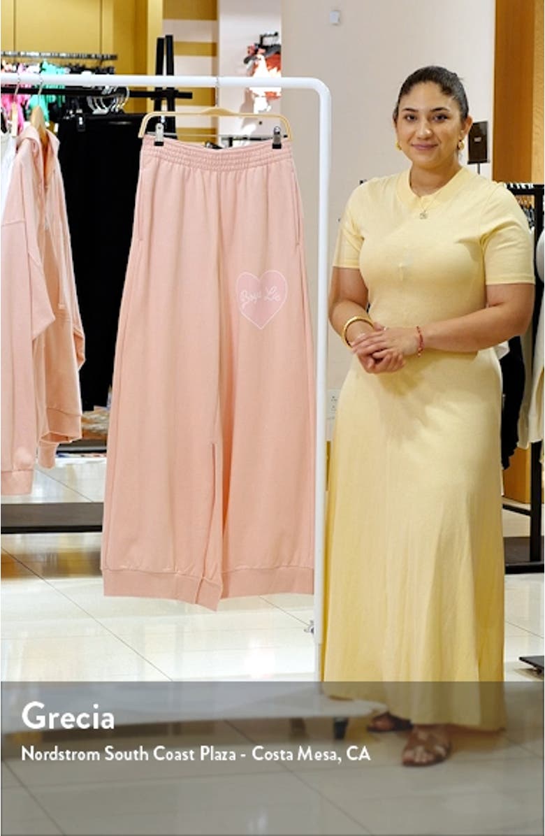 Still Blushing Wide Leg Joggers, sales video thumbnail