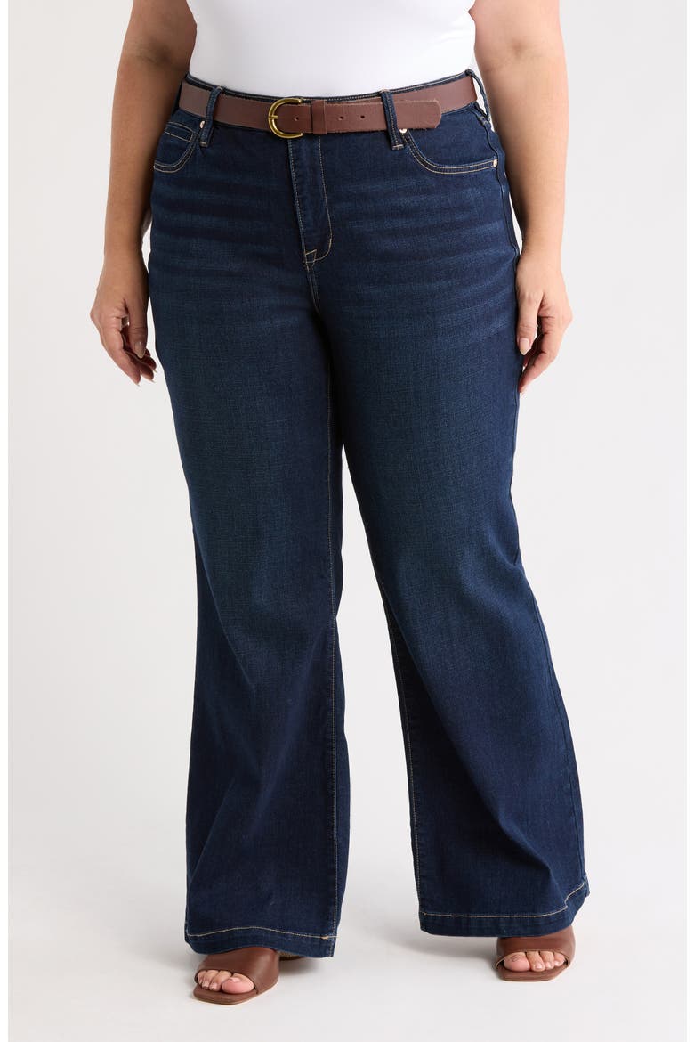Bella Wide Leg Jeans, Main, color, QUEBEC