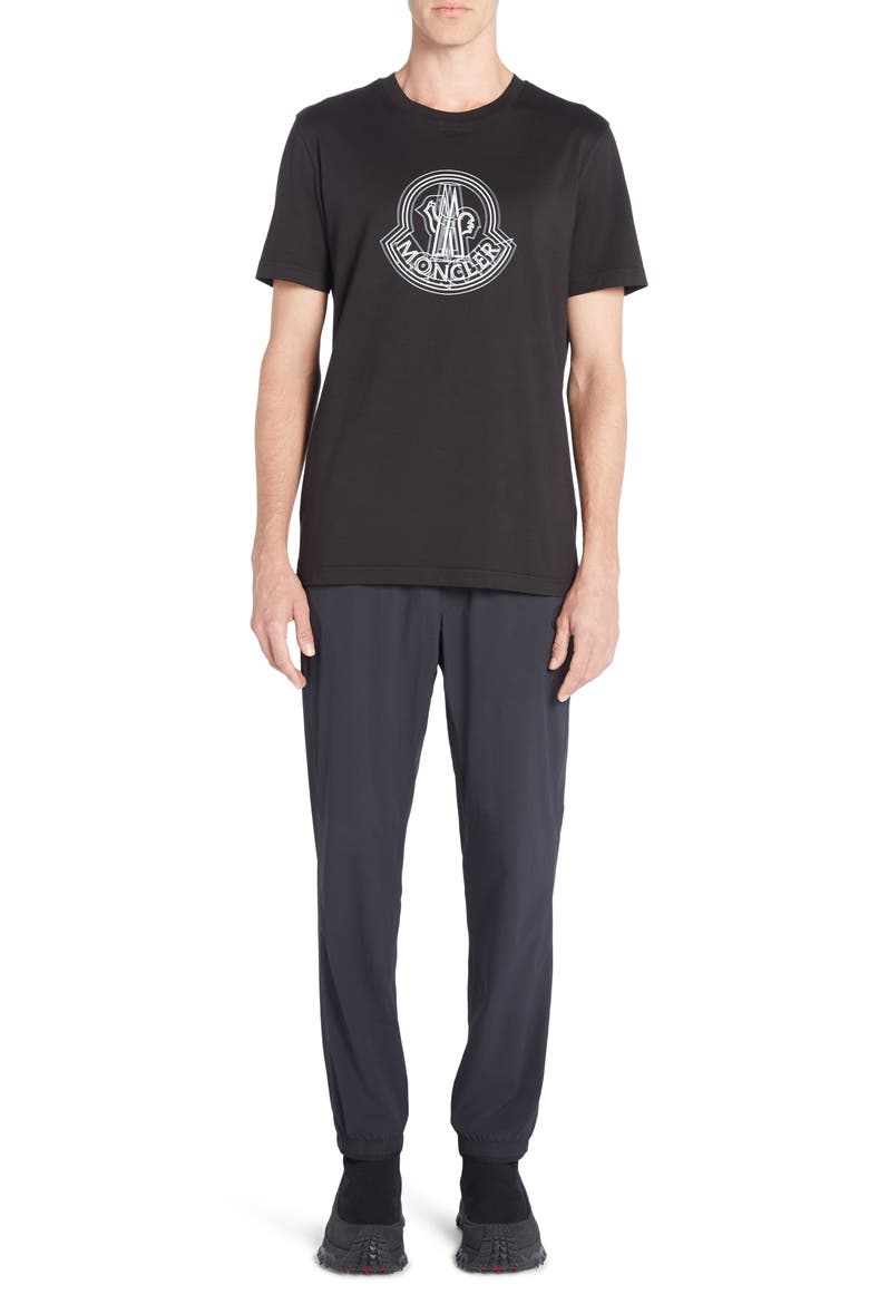 Logo Graphic T-Shirt, Alternate, color, BLACK