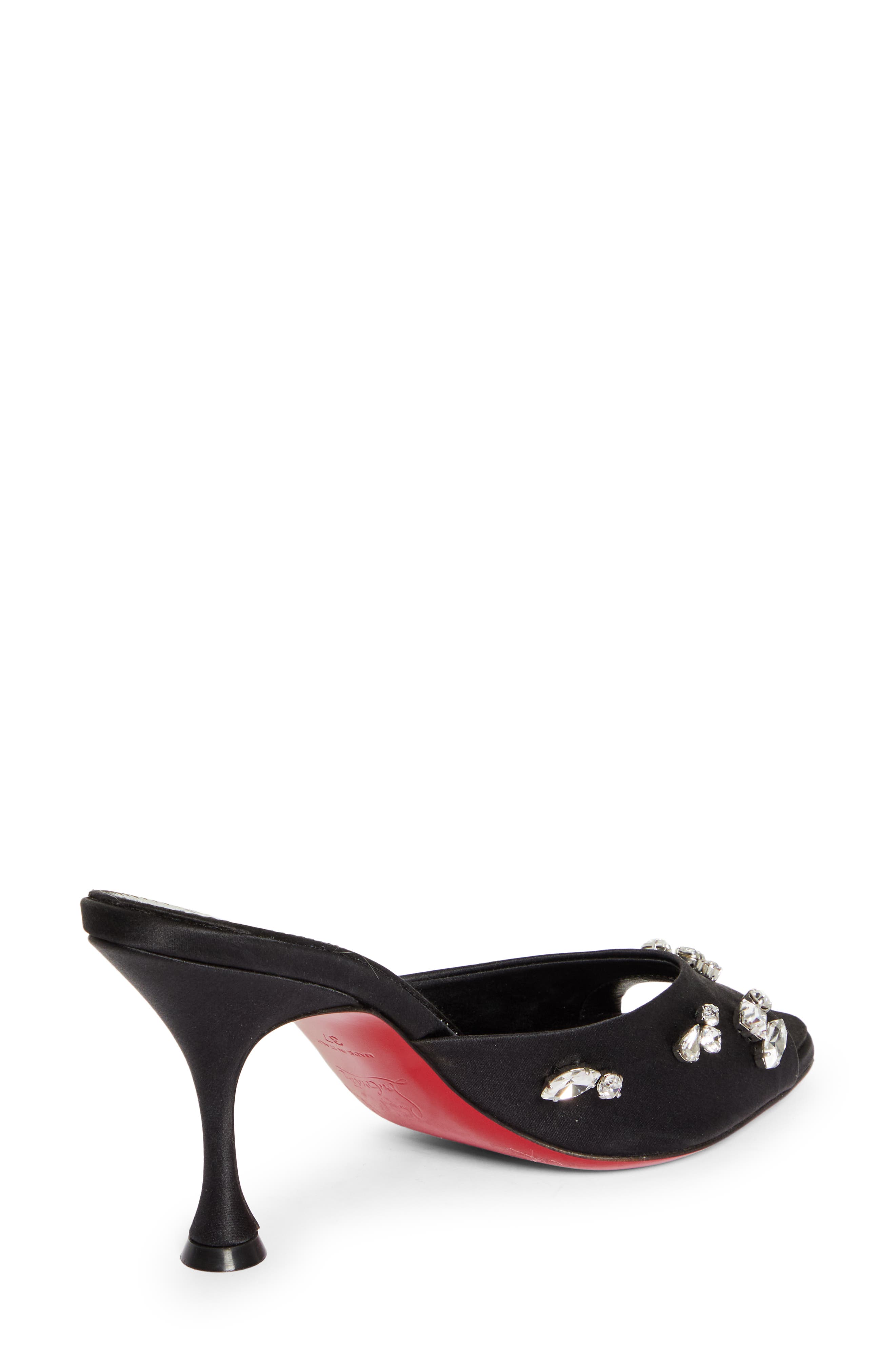 Christian Louboutin Degraqueen Peep Toe Slide Sandal, Alternate, color, 