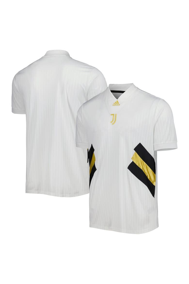 Men's adidas White Juventus Football Icon Jersey, Main, color, White