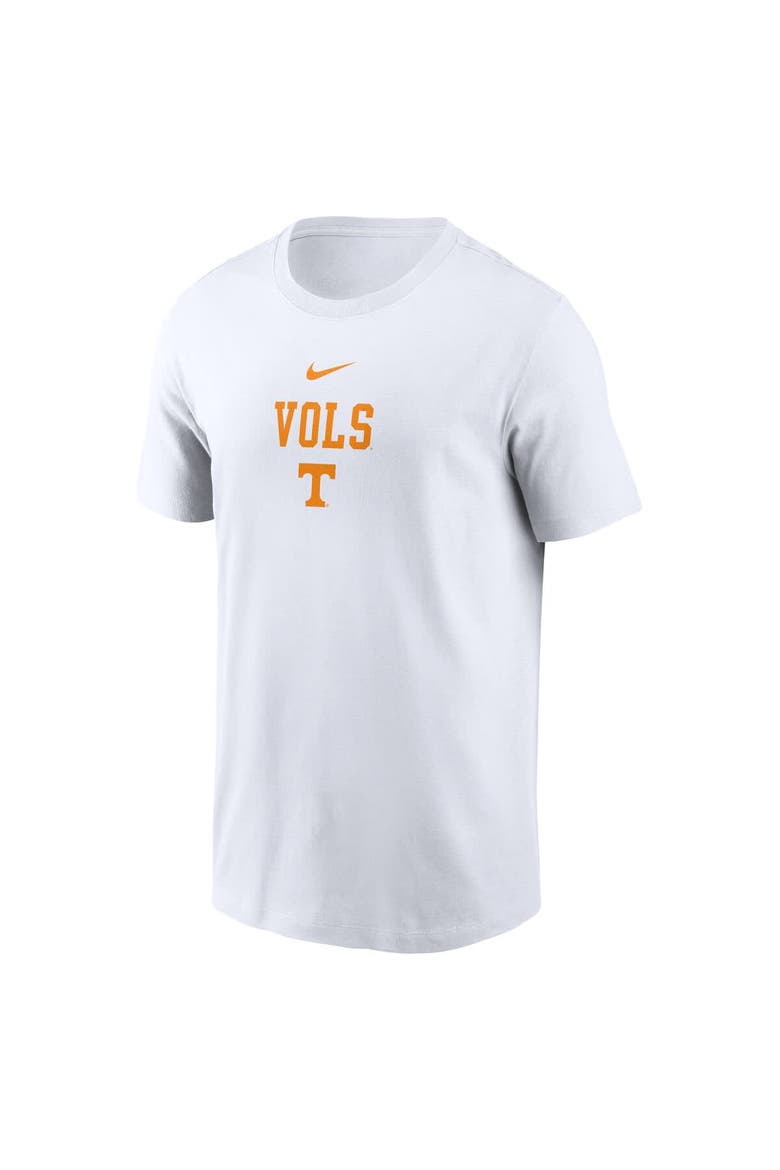Men's Nike White Tennessee Volunteers 2-Hit Stacked T-Shirt, Alternate, color, White