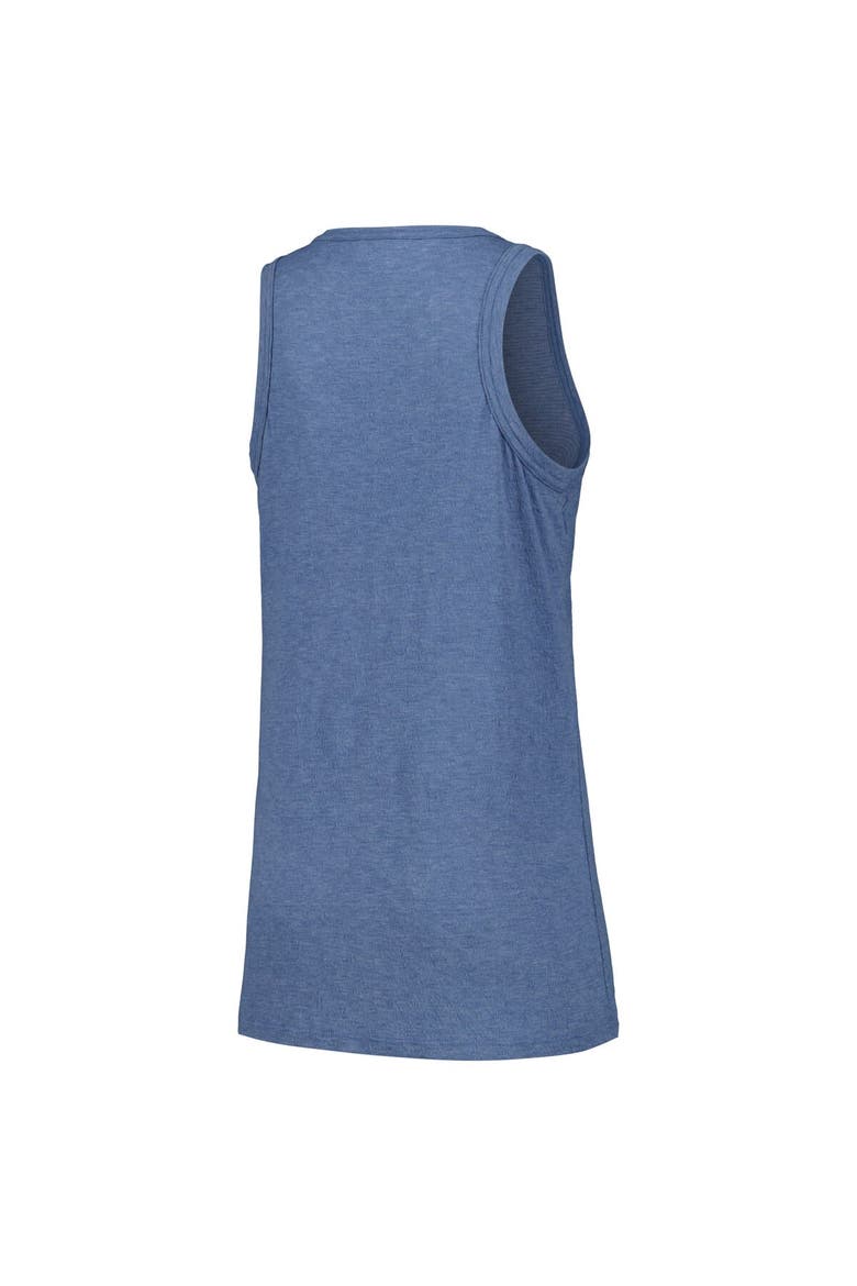 Women's Soft as a Grape Navy Detroit Tigers Gauze High Neck Tank Top, Alternate, color, Navy