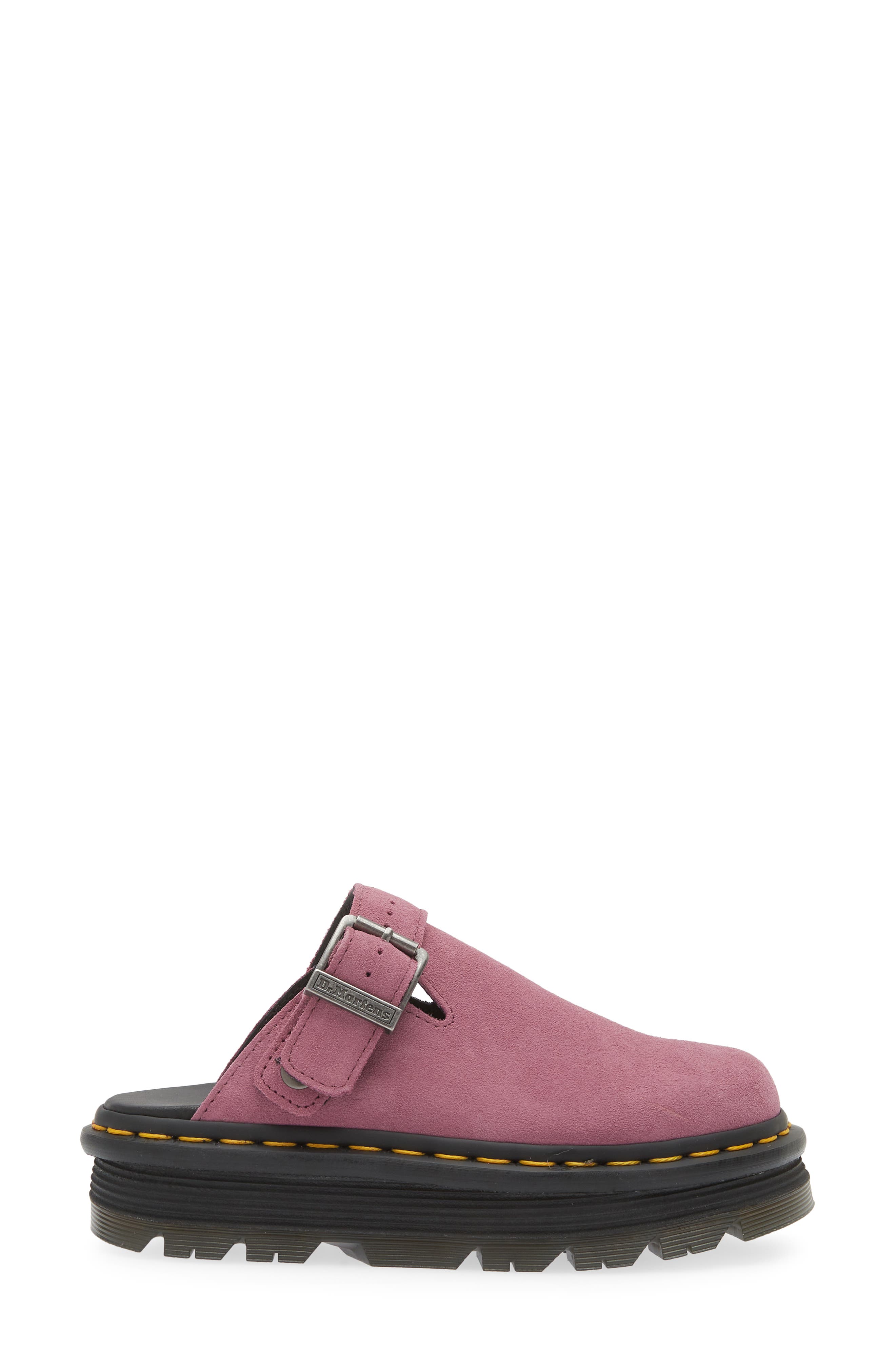Zebzag Water Resistant Slingback Clog, Alternate, color, MAUVE SUEDE