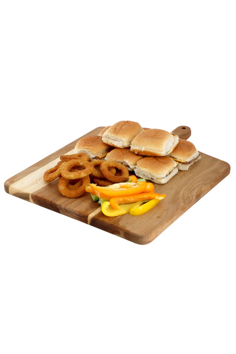 13 Inch Acacia Wood Square Serving Board, Main, color, Acacia
