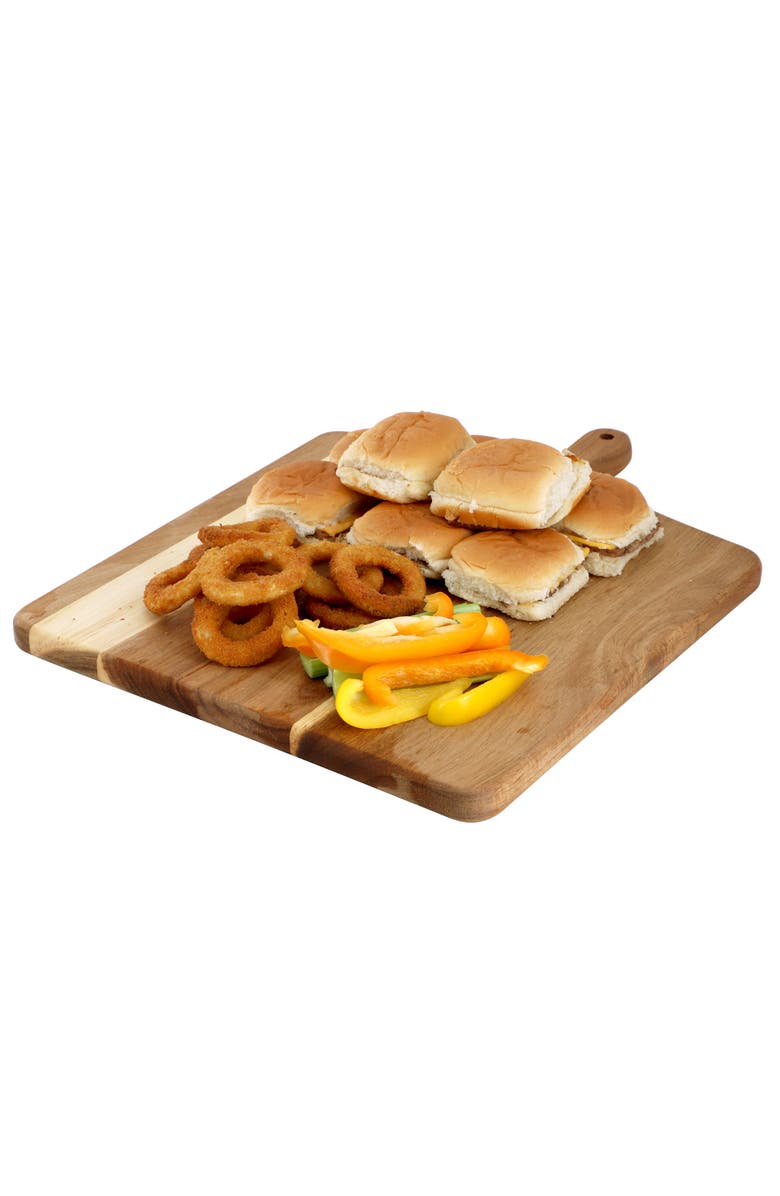 Megachef 13 Inch Acacia Wood Square Serving Board, Main, color, Acacia