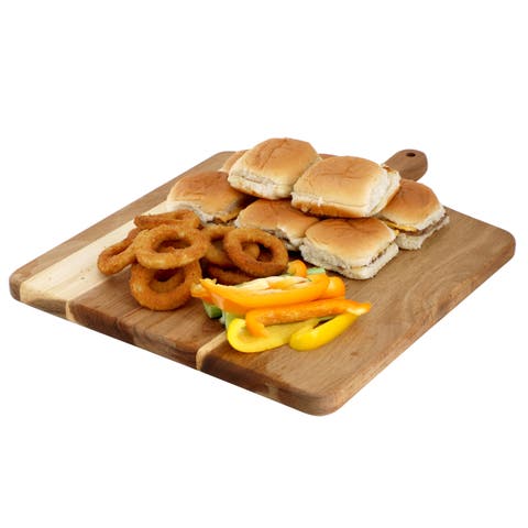 13 Inch Acacia Wood Square Serving Board