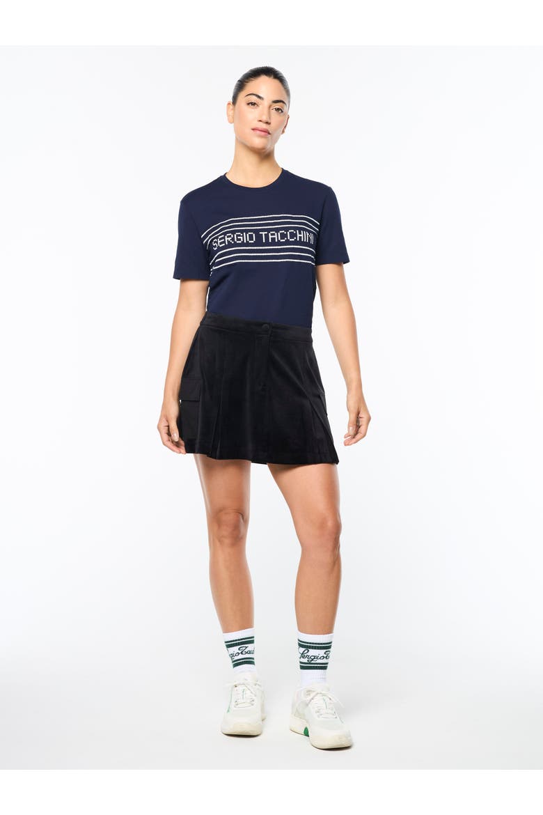 Adele Velour Skirt, Alternate, color, BLACK BEAUTY