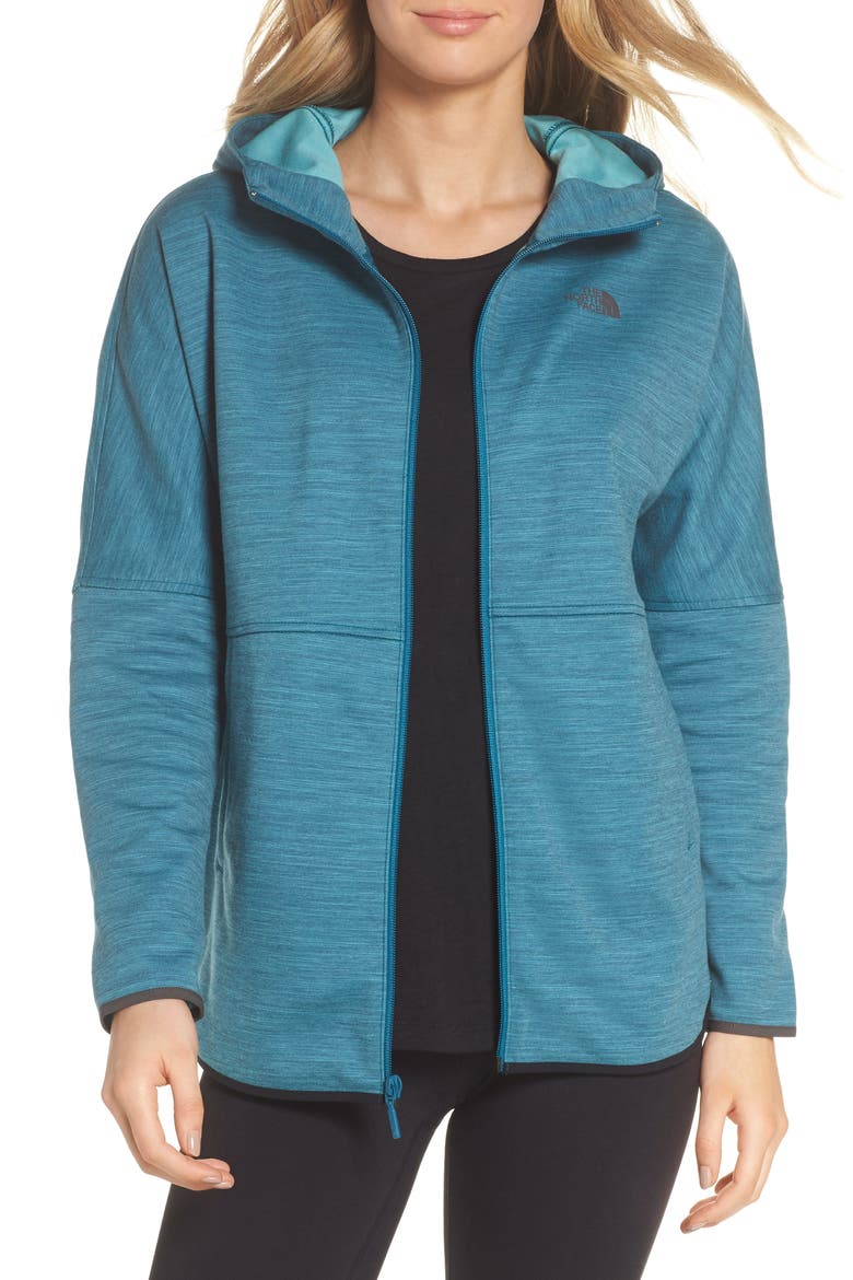 Slacker Hooded Jacket, Main, color, CORAL BLUE SPACE DYE