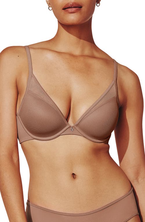 Thirdlove 24/7® Classic Uplift Plunge Underwire Bra In Brown