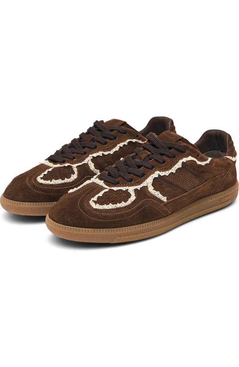 ALOHAS Tb.490 Crochet Trim Sneaker, Main, color, Crochet Chocolate