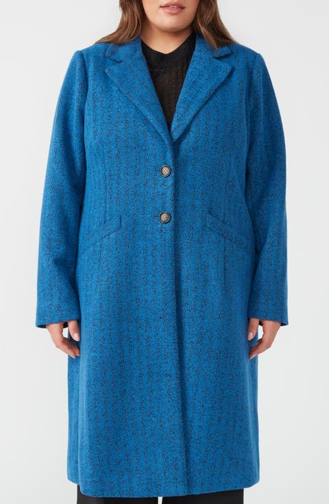Maris Herringbone Coat (Plus)