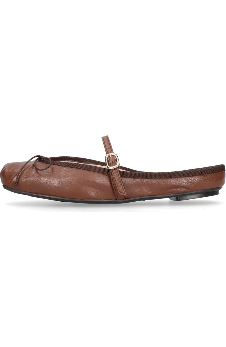 Pretty Ballerinas Square Toe Ballet Slide, Alternate, color, Brown