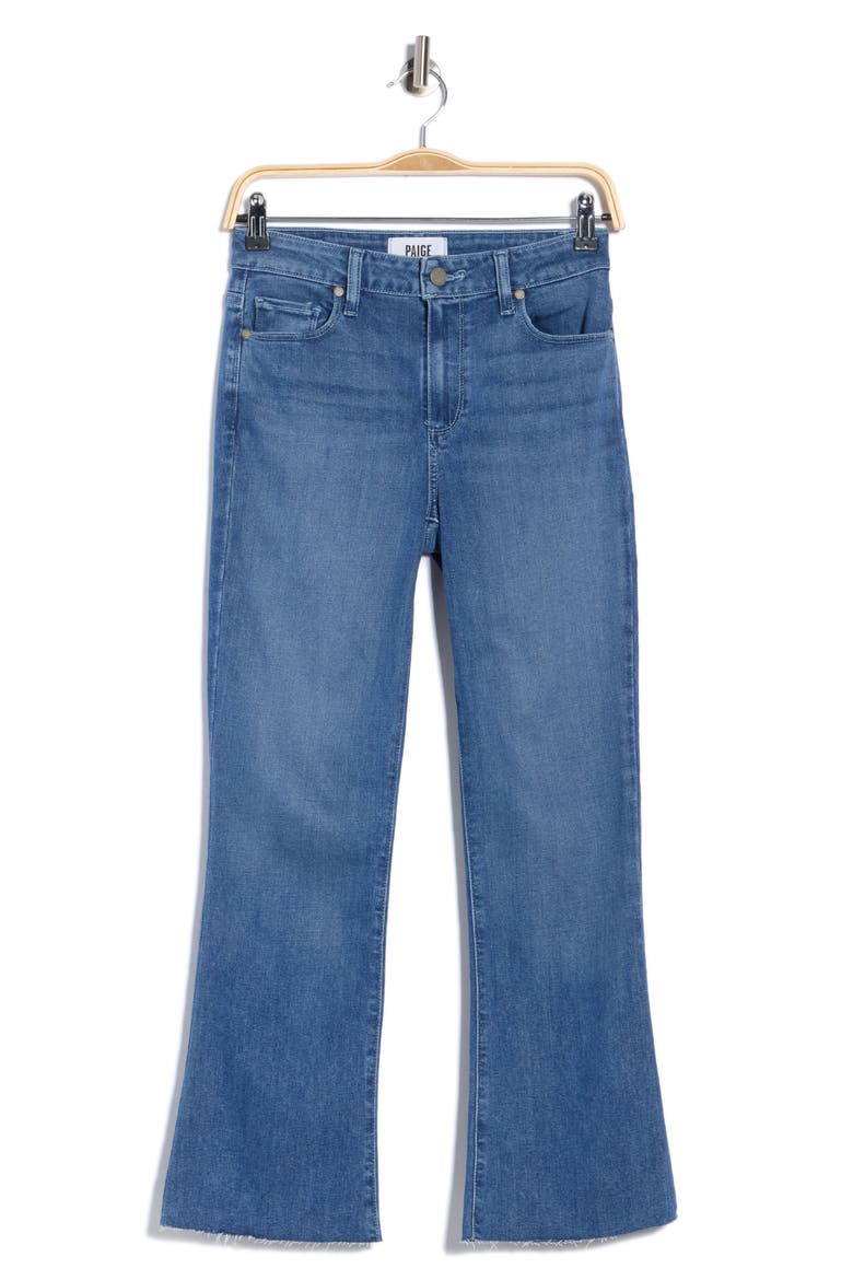 Rory Raw Hem Crop Flare Jeans, Main, color, NINET