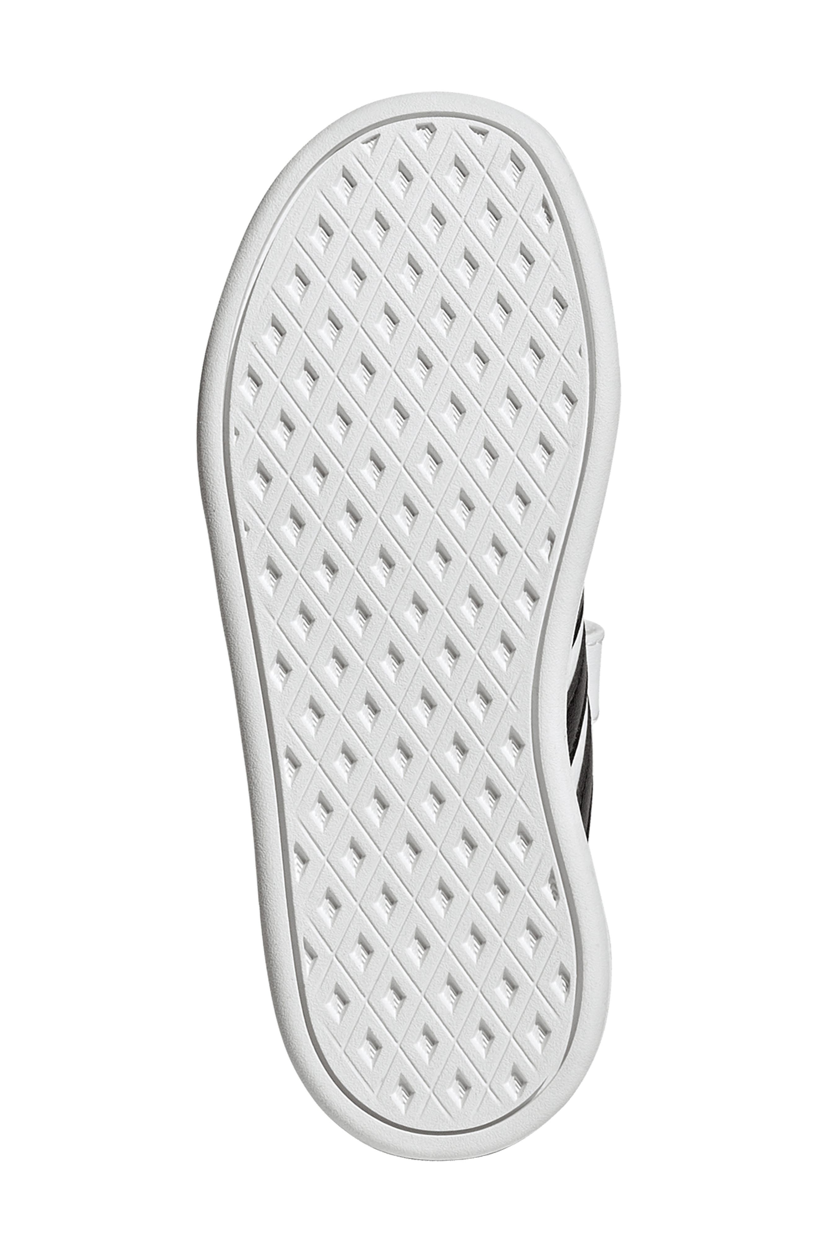 adidas Kids' Breaknet Sleek Sneaker, Alternate, color, White/ Black/ Orange Tint