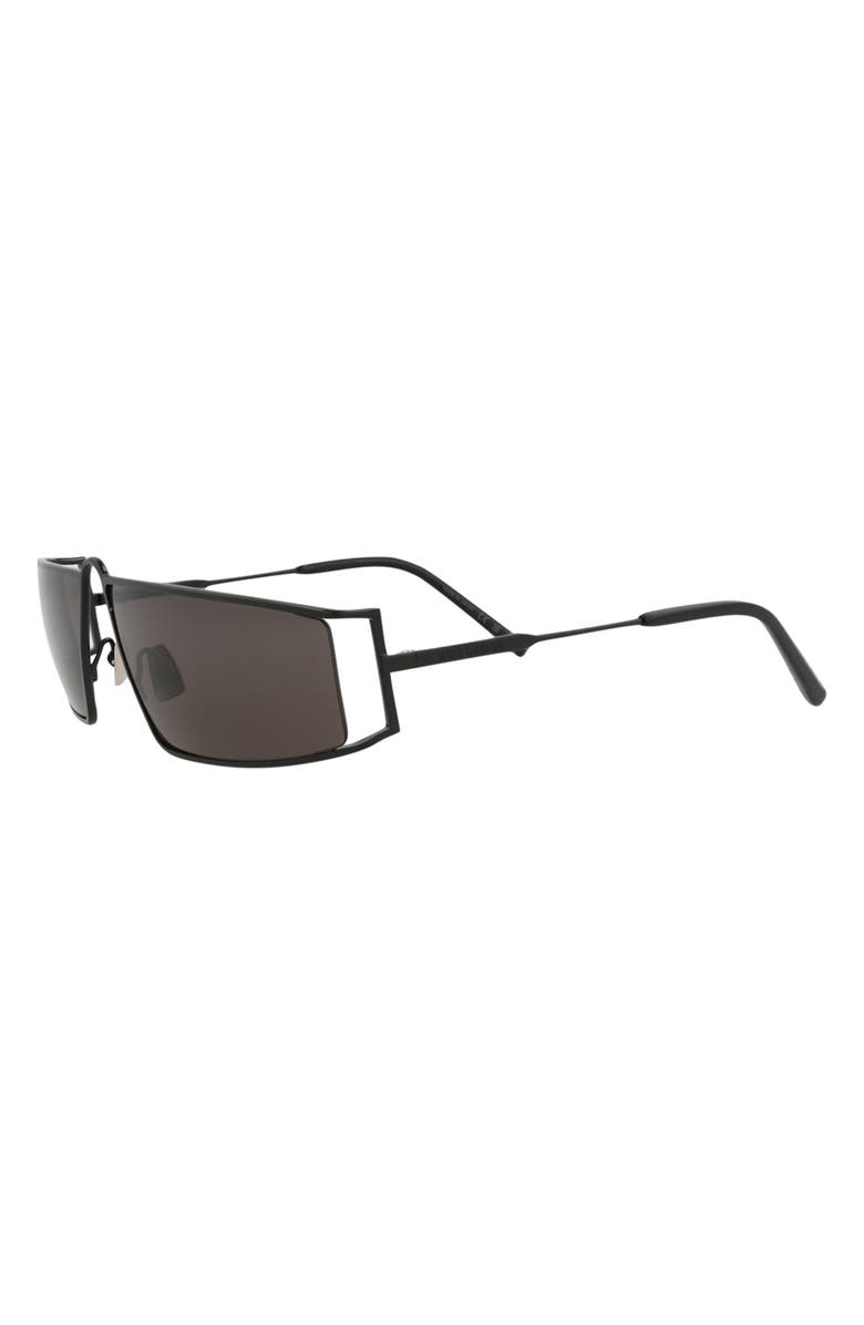 Saint Laurent 66mm Oversize Square Sunglasses, Alternate, color, 