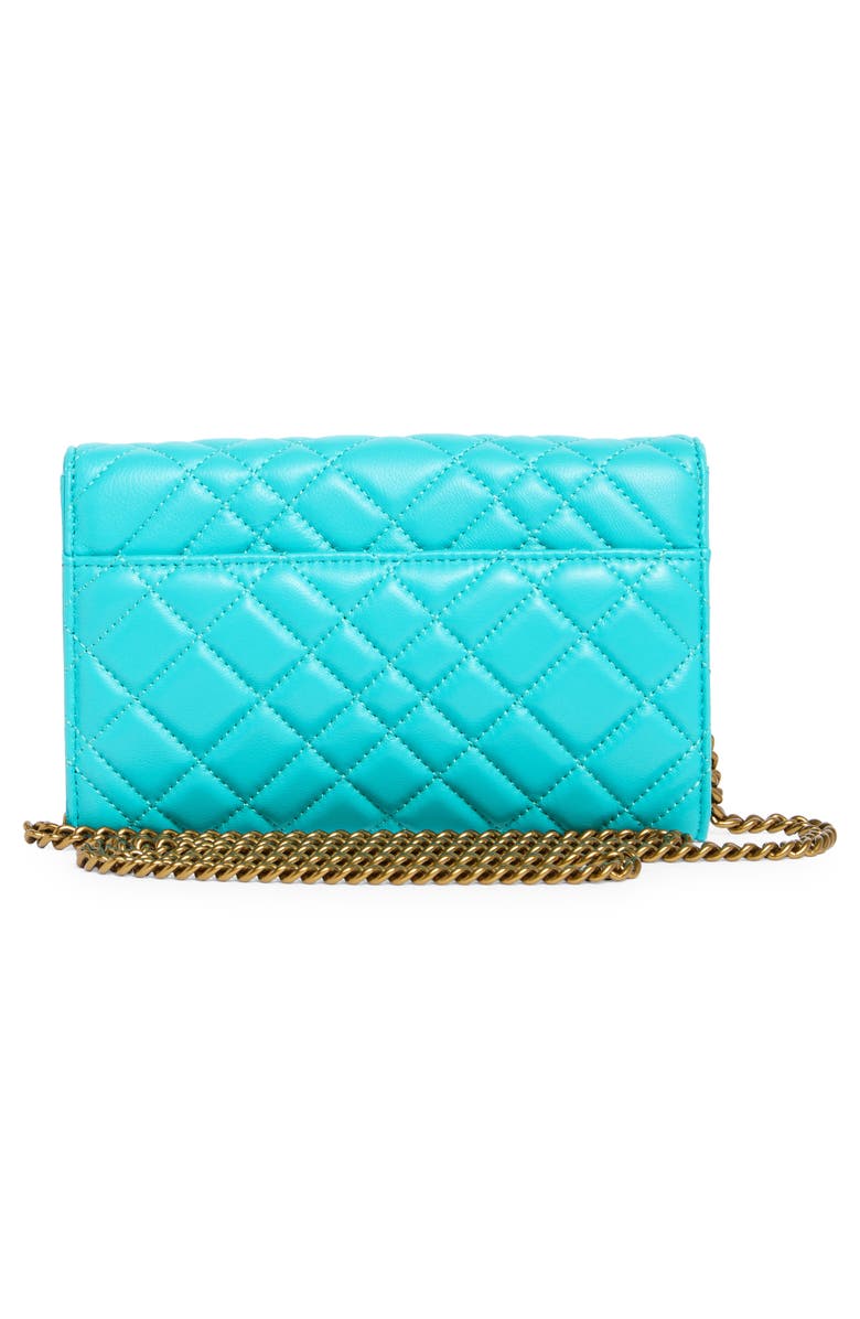 Kurt Geiger London Brixton Wallet On A Chain, Alternate, color, Turquoise