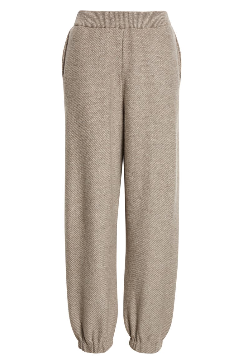Reel Cashmere Joggers, Alternate, color, HEATHCOT/ PEBBLE