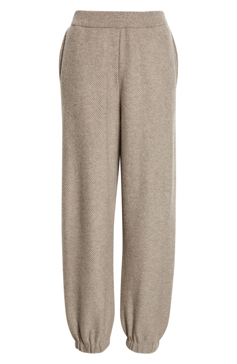 Johnstons of Elgin Reel Cashmere Joggers, Alternate, color, Heathcot/ Pebble