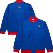 Mitchell & Ness Men's Mitchell & Ness Royal Denver Nuggets Hardwood Classics Team OG 3.0 Lightweight Satin Full-Snap Jacket