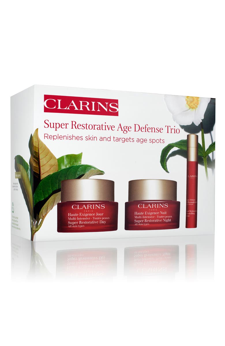 Clarins Super Restorative Age Defense Set USD $313 Value, Alternate, color, 