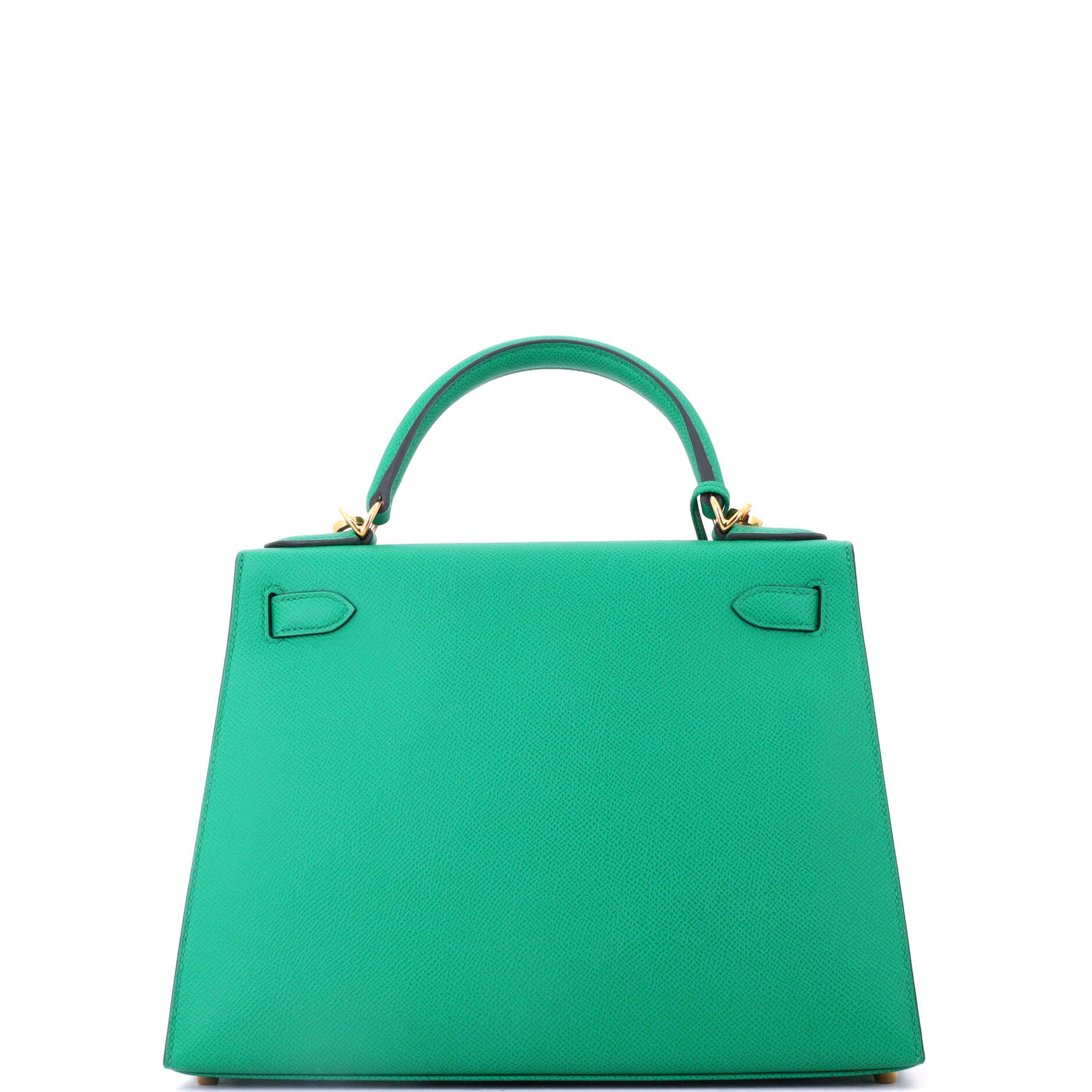 Pre-Owned Hermes Kelly Handbag Green Epsom with Gold Hardware 28, Alternate, color, Vert Jade